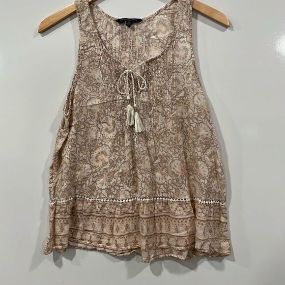 American eagle boho sleeveless blouse size small - Picture 1 of 5